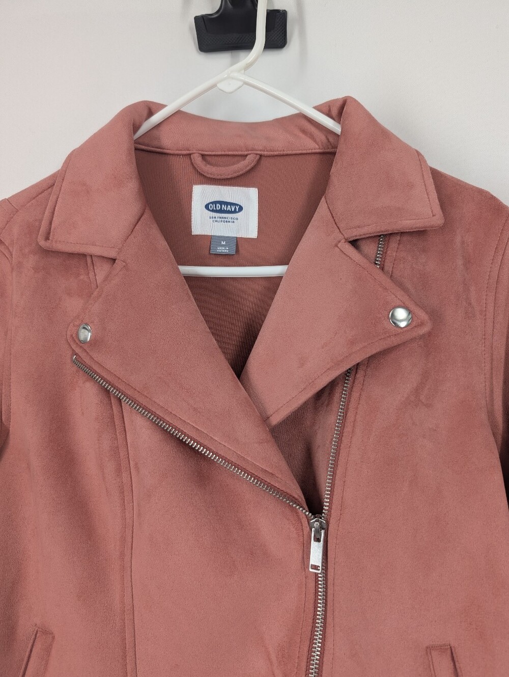 Old Navy Soft Suede Moto Jacket Size Medium In Great Condition !!!! - Picture 2 of 12